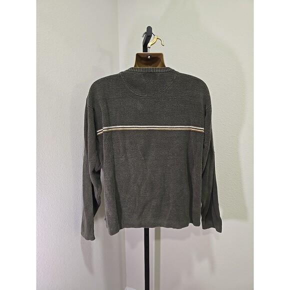 Vintage American Eagle Outfitters Sweater Mens XL Olive Green V Neck Pullover - Picture 4 of 7